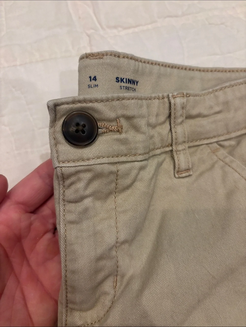 Old Navy Girl’s Uniform Skinny Khakis